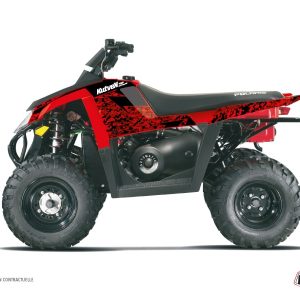 Kit Déco Quad Predator Polaris Scrambler 500 Rouge Noir () 2010-2013