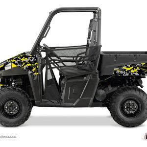 Kit Déco SSV Predator Polaris Ranger 570 Noir Gris Jaune () 2022-2023