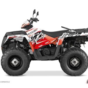 Kit Déco Quad Eraser Polaris 570 Sportsman Forest Rouge Blanc () 2014-2017