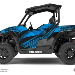 Kit Déco SSV Graphite Polaris GENERAL 1000 Bleu () 2022-2023