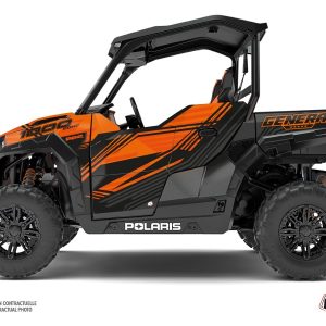 Kit Déco SSV Graphite Polaris GENERAL 1000 Orange () 2022-2023