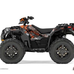 Kit Déco Quad Evil Polaris 1000 Sportsman XP Forest Gris Orange () 2022-2023