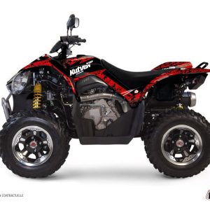 Kit Déco Quad Predator Kymco 450 MAXXER Rouge Noir () 2010-2019