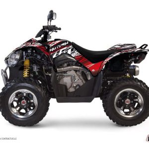 Kit Déco Quad Eraser Kymco 450 MAXXER Rouge Blanc () 2010-2019