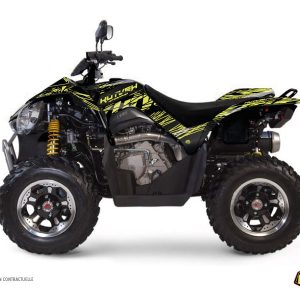 Kit Déco Quad Eraser Kymco 450 MAXXER Neon Gris () 2010-2019