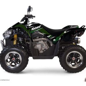 Kit Déco Quad Stage Kymco 450 MAXXER Noir Vert () 2010-2019
