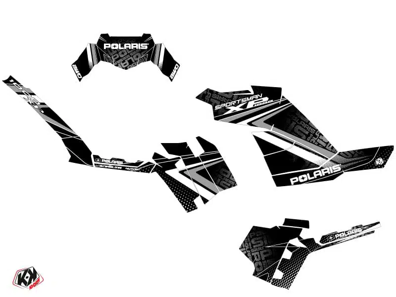 Kit Déco Quad Rock Polaris 850 Sportsman Forest Gris () 2013-2016 – Image 2