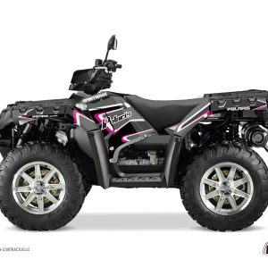 Kit Déco Quad Vintage Polaris 850 Sportsman Forest Noir Rose () 2017-2020