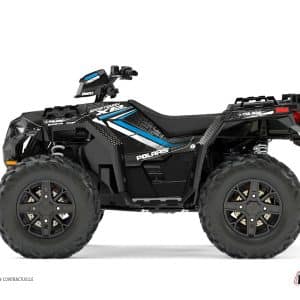Kit Déco Quad Rock Polaris 850 Sportsman Forest Noir Bleu () 2021-2023