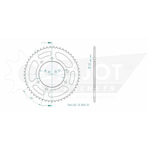 Couronne Acier 53 Dents - Pas 420 - Similaire JTR1132 2000-2022