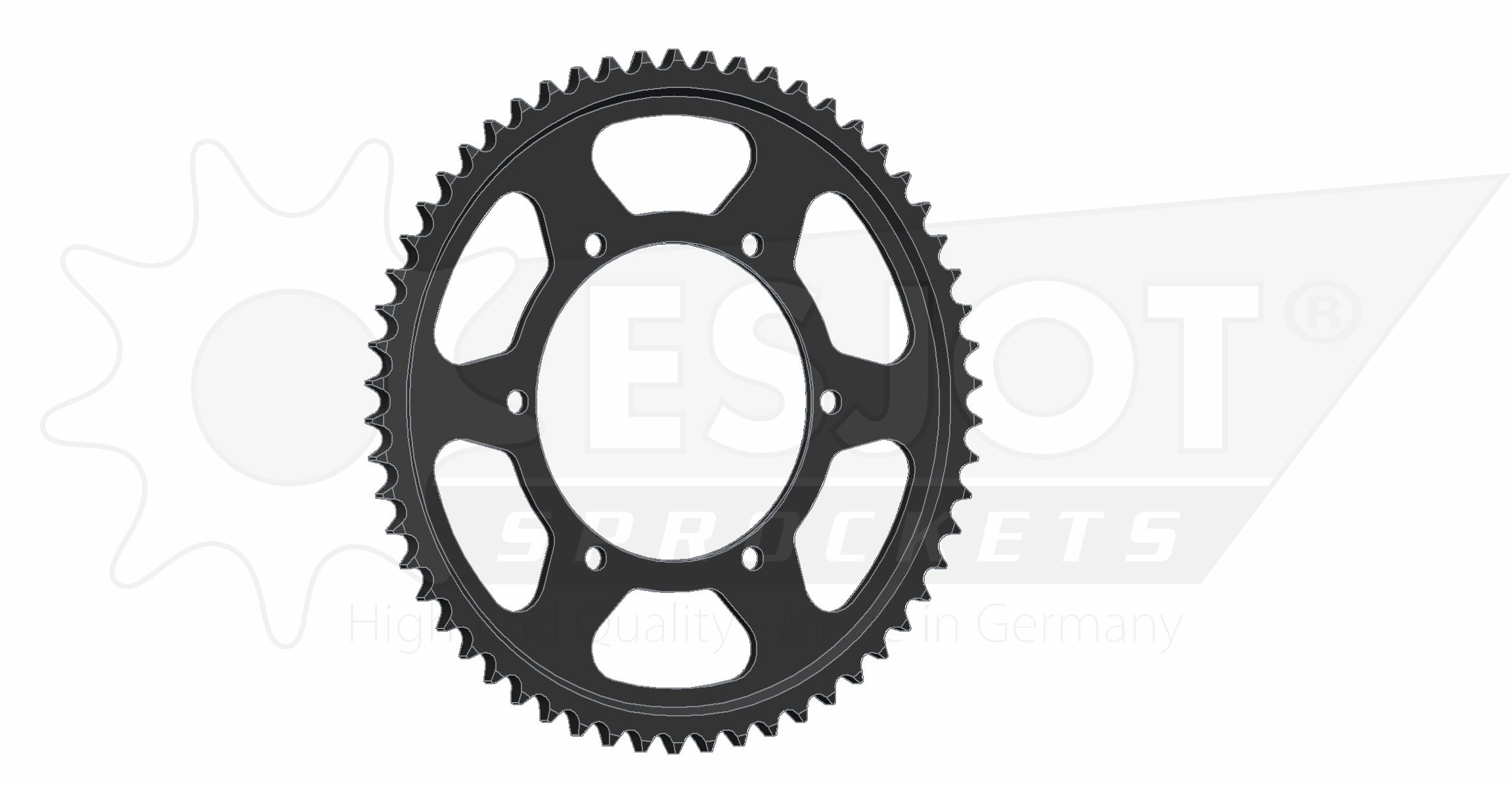 Couronne Acier 58 Dents - Pas 428 - Similaire JTR25 2021-2025 – Image 2