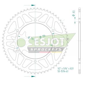 Couronne Acier 61 Dents - Pas 428 2018-2020