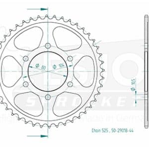 Couronne Acier 44 Dents - Pas 525 - Similaire JTR1489 2017-2025
