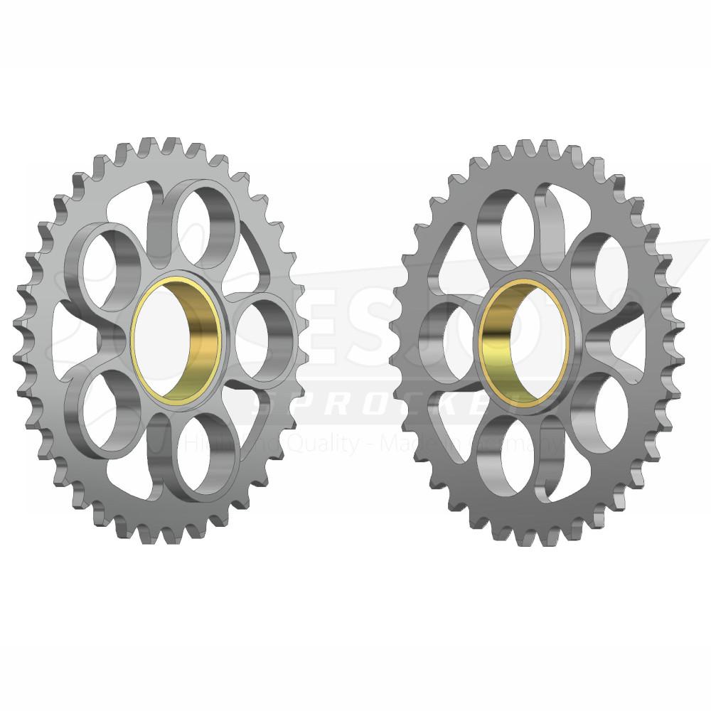 Couronne Acier 43 Dents - Pas 525 - Similaire JTR752 2016-2018 – Image 2