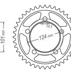 Couronne Acier 41 Dents - Pas 525 - Similaire JTR898 2005-2013