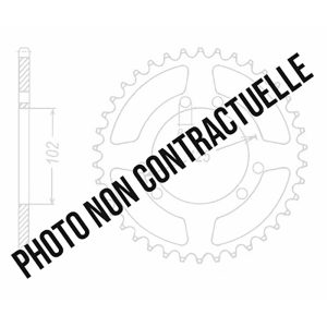 Couronne Acier 42 Dents - Pas 525 - Similaire JTR1876 2022-2025