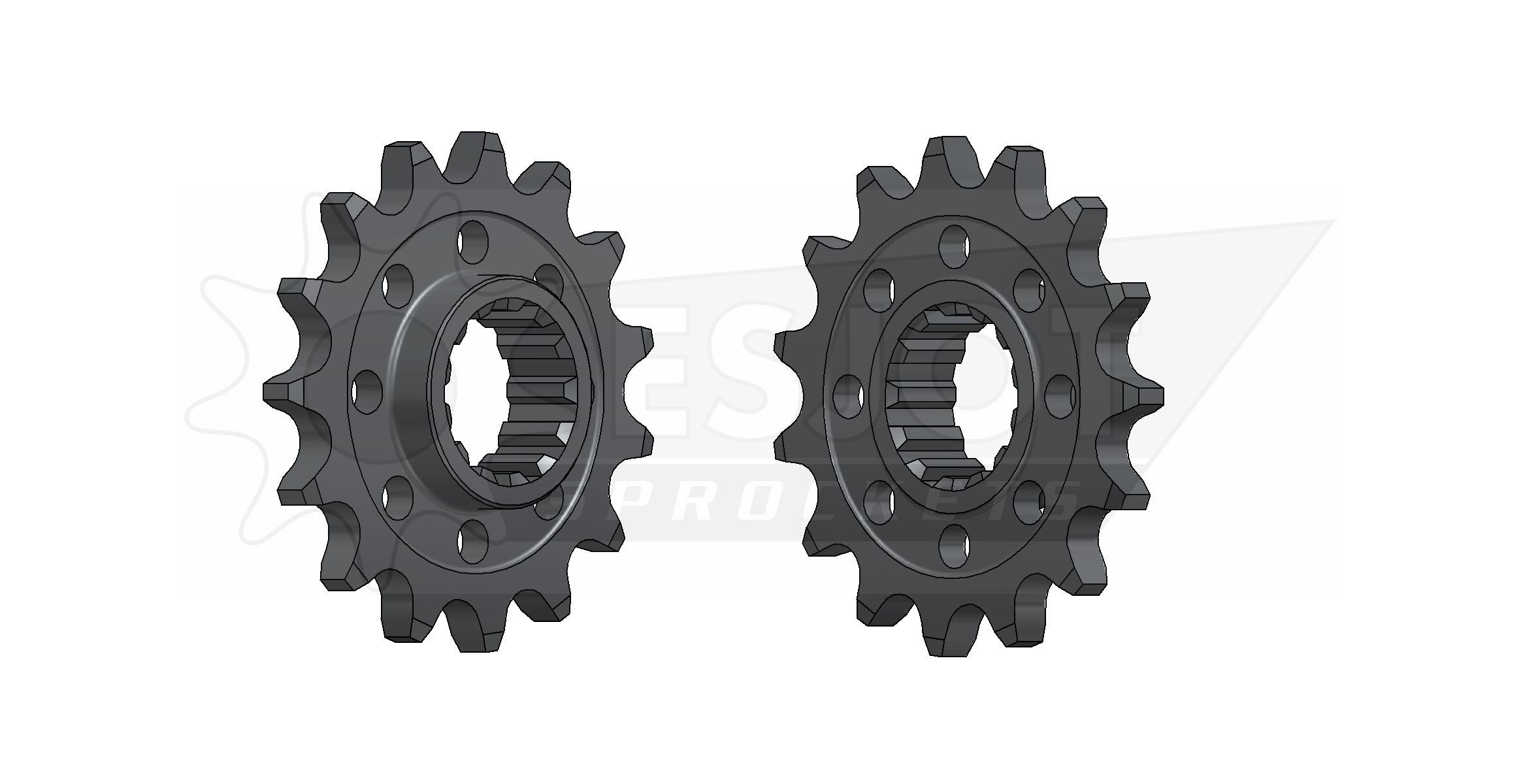 Pignon Ultralight 15 Dents - Pas 525 - Similaire JTF404 – Image 2
