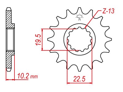 Pignon Ultralight 15 Dents - Pas 520 - Similaire JTF432 1994-2012 – Image 3