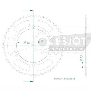 Couronne Acier 48 Dents - Pas 520 2019-2020