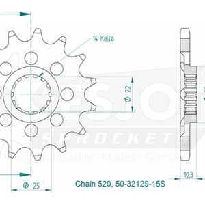 Pignon Ultralight 15 Dents - Pas 520 1999-2005
