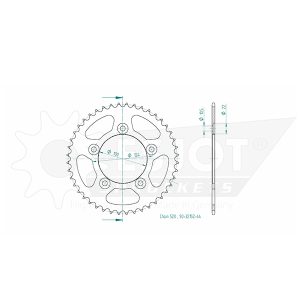 Couronne Acier 39 Dents - Pas 520 - Similaire JTR746 2018-2022