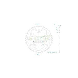 Couronne Acier 47 Dents - Pas 520
