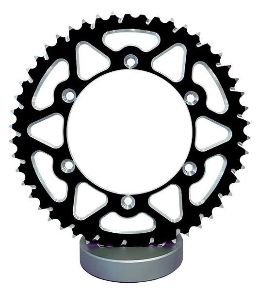 Couronne Alu. Noir 52 Dents - Pas 520 - Similaire JTA822 1989-2010 – Image 4