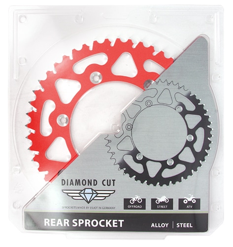 Couronne Alu. Rouge 52 Dents - Pas 520 - Similaire JTA210 2000-2007 – Image 5