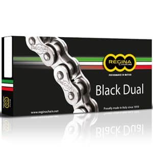 Chaine 520-ZRA - 106 Maillons Avec Joints Toriques - BLACK DUAL 1981-2025