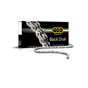 Chaine 525-ZRA - 118 Maillons - Avec Joints Toriques - BLACK DUAL 1987-2025
