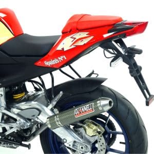 Silencieux KEVLAR RS 125 94-14 & TUONO 125 04-07, Embout Safety, Homologué CEE 1995-2014