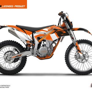 Kit Déco Moto Cross Skyline KTM 350 FREERIDE Orange