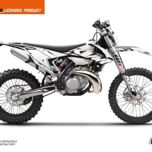 Kit Déco Moto Cross Reflex KTM EXC-EXCF Blanc
