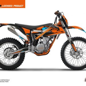 Kit Déco Moto Cross Reflex KTM 350 FREERIDE Orange