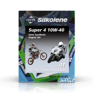 SUPER 4 10W40 - Huile moteur 4T Semi-synthèse 4L