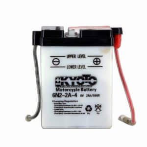 Batterie 6N2-2A-4 Conventionnelle Avec Entretien - Livrée Avec Pack Acide 1983-1984