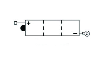 Batterie 6N4-2A-2 Conventionnelle Avec Entretien - Livrée Avec Pack Acide 1977-1992 – Image 2