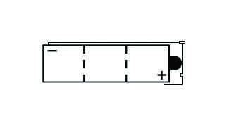 Batterie 6N4C-1B Conventionnelle Avec Entretien - Livrée Avec Pack Acide 1977-1979 – Image 2