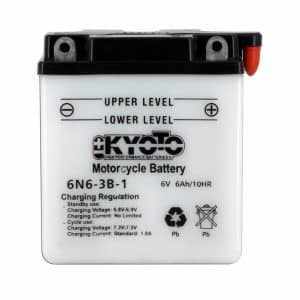 Batterie 6N6-3B-1 Conventionnelle Avec Entretien - Livrée Avec Pack Acide 1977-1985