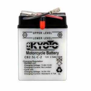 Batterie YB2-5L-C2 Conventionnelle Avec Entretien - Livrée Avec Pack Acide 1980-1997