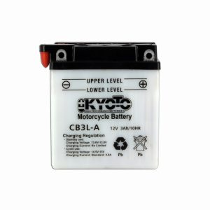 Batterie YB3L-A Conventionnelle Avec Entretien - Livrée Avec Pack Acide 1976-2012