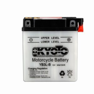 Batterie YB3L-B Conventionnelle Avec Entretien - Livrée Avec Pack Acide 1982-2002