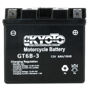 Batterie GT6B-3 SLA-AGM - Sans Entretien - Prête à l'Emploi 1992-2025