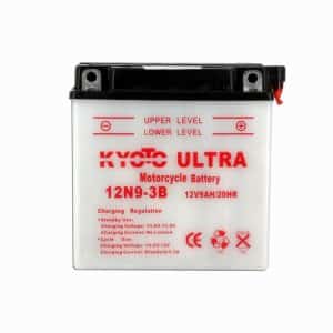 Batterie 12N9-3B Conventionnelle Avec Entretien - Livrée Avec Pack Acide 1995-2003