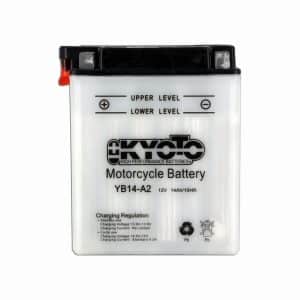 Batterie YB14-A2 Conventionnelle Avec Entretien - Livrée Avec Pack Acide 1982-2020