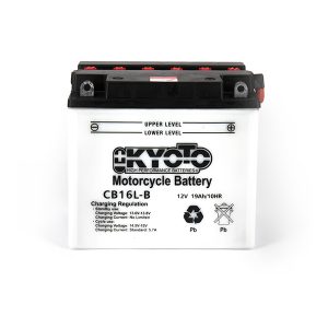 Batterie YB16L-B Conventionnelle Avec Entretien - Livrée Avec Pack Acide 1979-1985