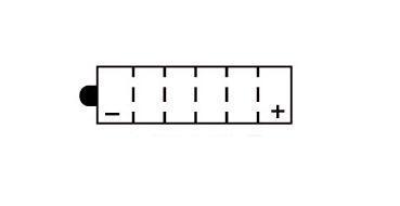 Batterie Y50-N18L-A Conventionnelle Avec Entretien - Livrée Avec Pack Acide 1975-2000 – Image 2