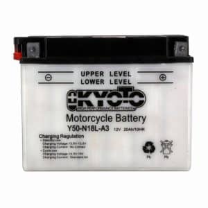 Batterie Y50-N18L-A3 Conventionnelle Avec Entretien - Livrée Avec Pack Acide 1984-2000