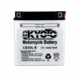 Batterie YB30L-B Conventionnelle Avec Entretien - Livrée Avec Pack Acide 2000-2019