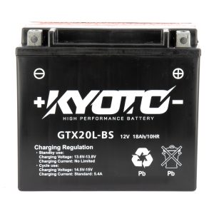 Batterie GTX20L-BS AGM - Sans Entretien - Livrée Avec Pack Acide 1973-2025